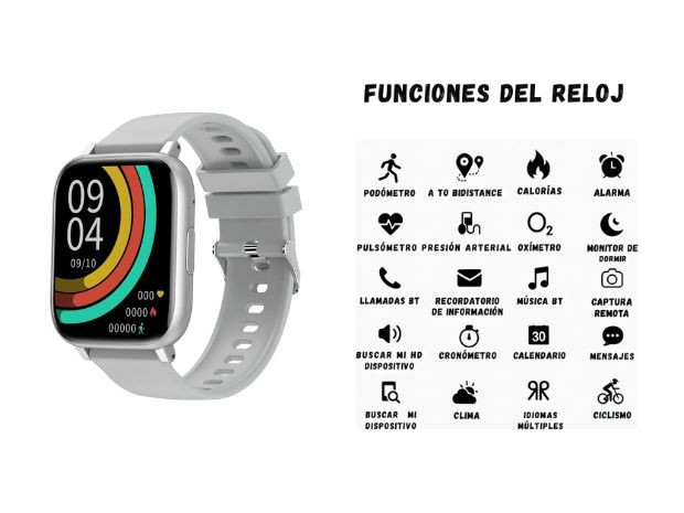 &u+ RELOJ INTELIGENTE SMARTWATCH H9 PLUS